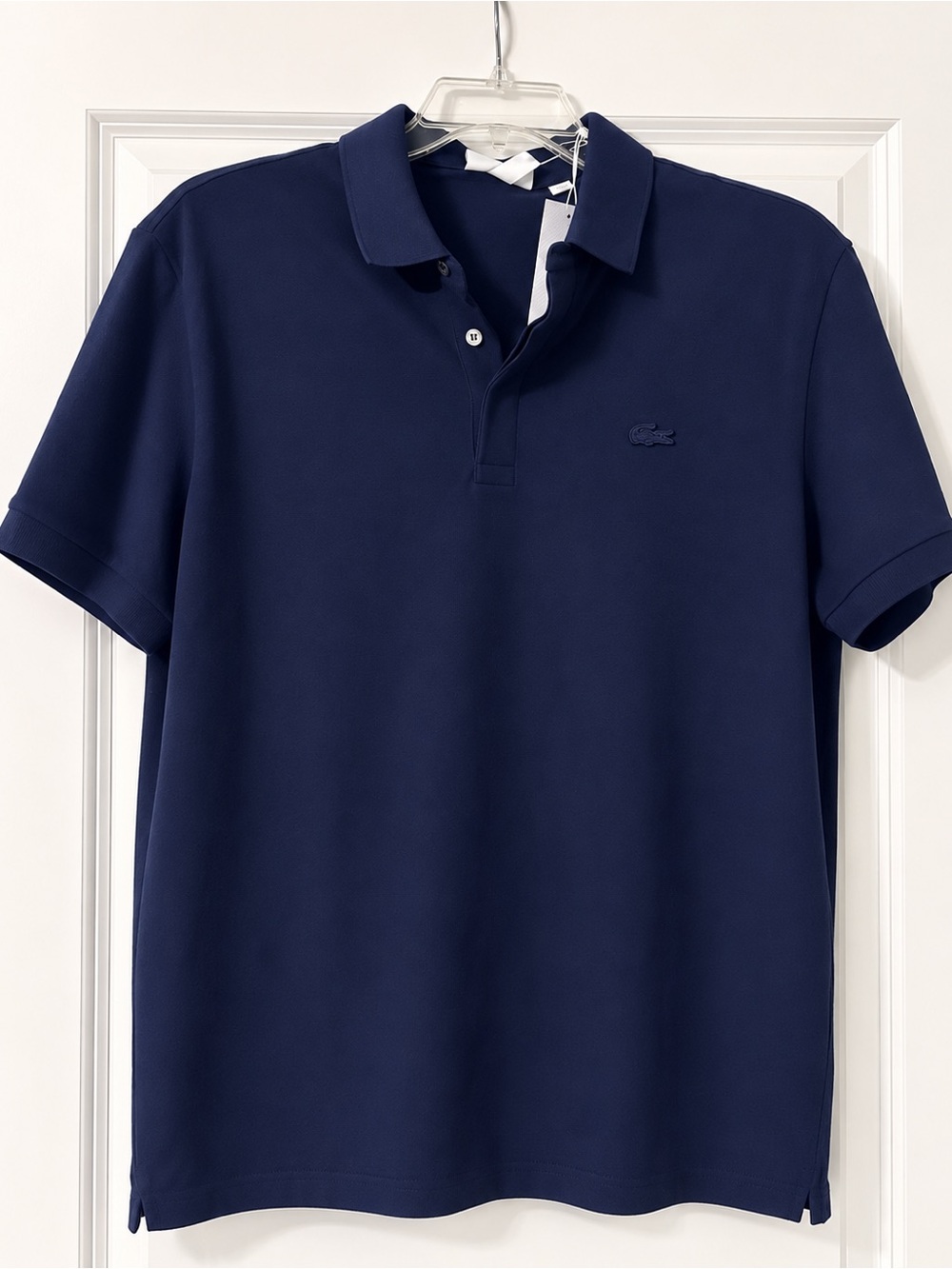 Lacoste Men's Navy Slim Piqué Polo